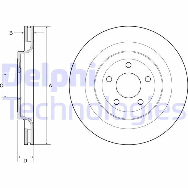 FREN DİSKİ ÇİFTLİ PAKET - BOYALI. DELİKLİ ARKA FORD MUSTANG 01/2015 >