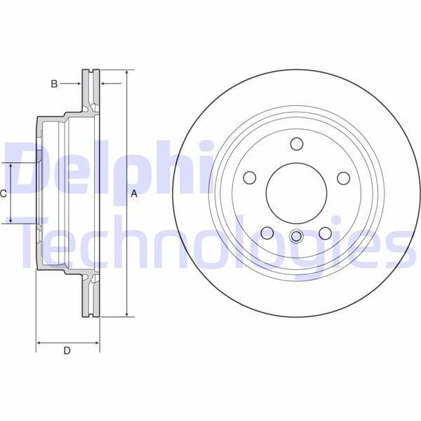 FREN DİSKİ ÇİFTLİ PAKET - BOYALI. DELİKLİ ARKA BMW 123 10/2007 >