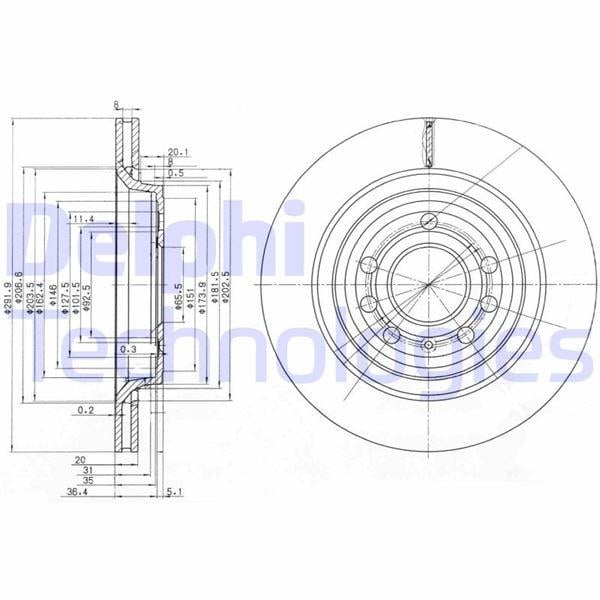 FREN DİSKİ ÇİFTLİ PAKET - BOYALI. DELİKLİ ARKA FIAT // SAAB // OPEL; CROMA // 9-3 // SIGNUM. VECTR A 04/2002 >