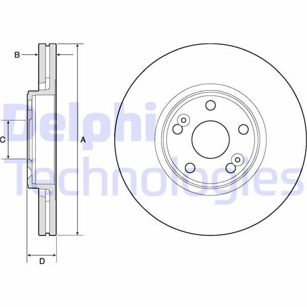 FREN DİSKİ ÇİFTLİ PAKET - BOYALI. DELİKLİ ÖN RENAULT SCENIC RX4 03/2002 > 05/2003