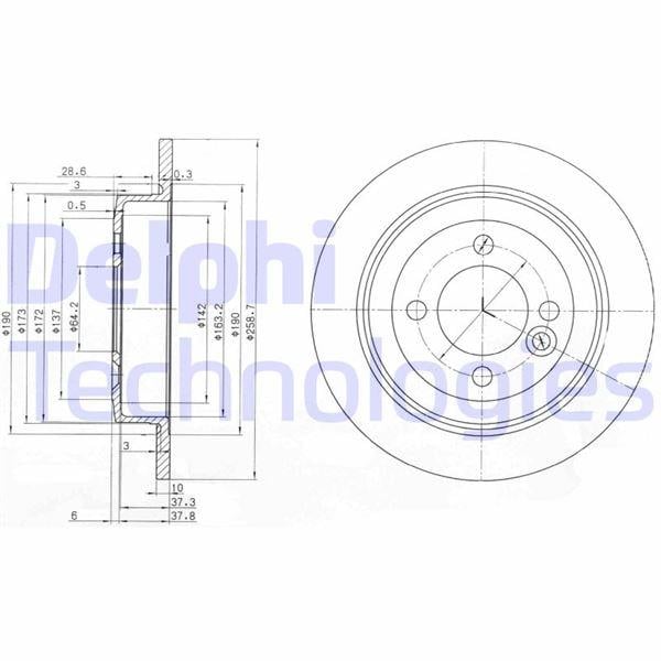 FREN DİSKİ ÇİFTLİ PAKET - BOYALI. DELİKSİZ ARKA MINI COOPER. COOPER D. COOPER S. COOPER SD. FIRST. JOHN COOPER WORKS. ONE 04/2001 >
