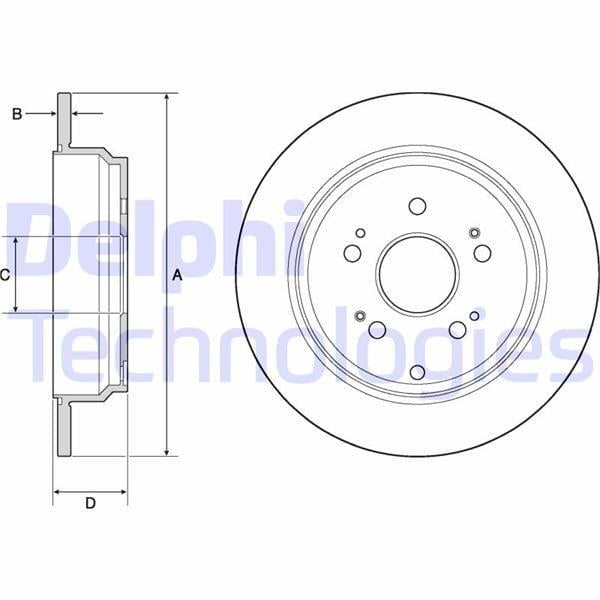 FREN DİSKİ ÇİFTLİ PAKET - BOYALI. DELİKSİZ ARKA HONDA CR-V 01/2012 >