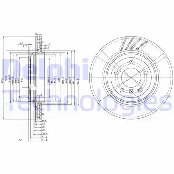 FREN DİSKİ ÇİFTLİ PAKET . DELİKLİ ARKA BMW 330 01/2000 >