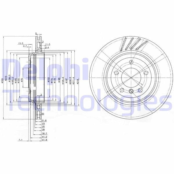 FREN DİSKİ ÇİFTLİ PAKET . DELİKLİ ARKA BMW 330 01/2000 >