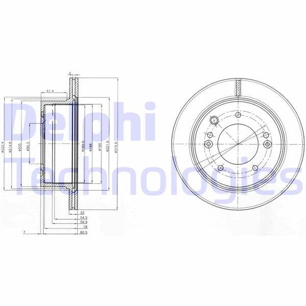 FREN DİSKİ ÇİFTLİ PAKET . DELİKLİ ARKA KIA SORENTO 08/2002 > 02/2010