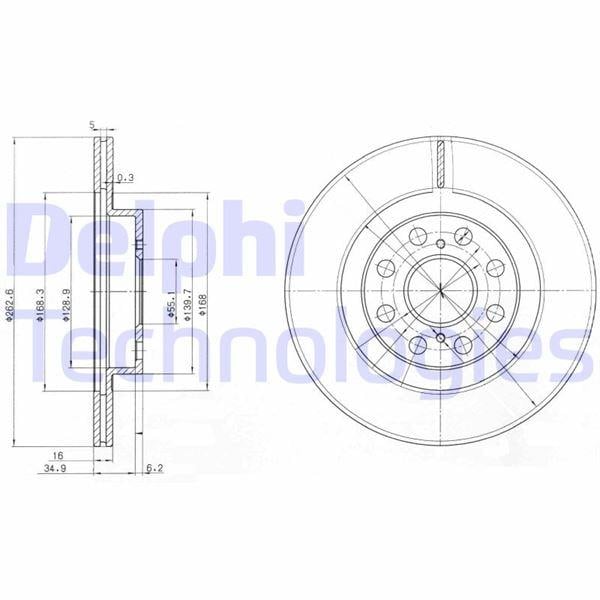 FREN DİSKİ ÇİFTLİ PAKET . DELİKLİ ARKA TOYOTA MR2 01/2000 > 07/2007