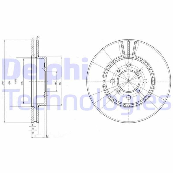 FREN DİSKİ ÇİFTLİ PAKET . DELİKLİ ÖN HONDA ACCORD. PRELUDE 01/1992 > 12/2002