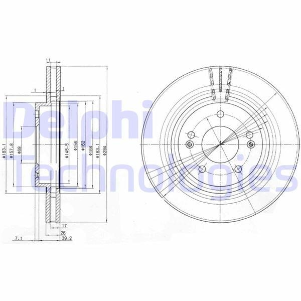 FREN DİSKİ ÇİFTLİ PAKET . DELİKLİ ÖN HYUNDAI SANTA FE 01/2001 > 02/2006