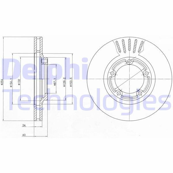 FREN DİSKİ ÇİFTLİ PAKET . DELİKLİ ÖN HYUNDAI H1 10/1997 > 05/2008