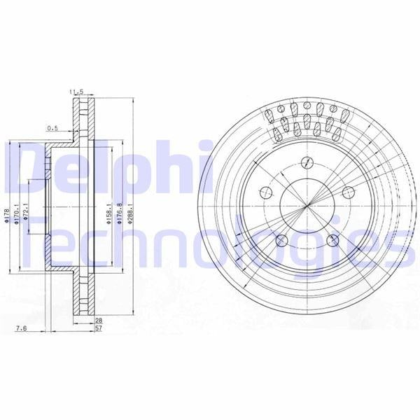 FREN DİSKİ ÇİFTLİ PAKET . DELİKLİ ÖN JEEP CHEROKEE 09/2001 > 01/2014