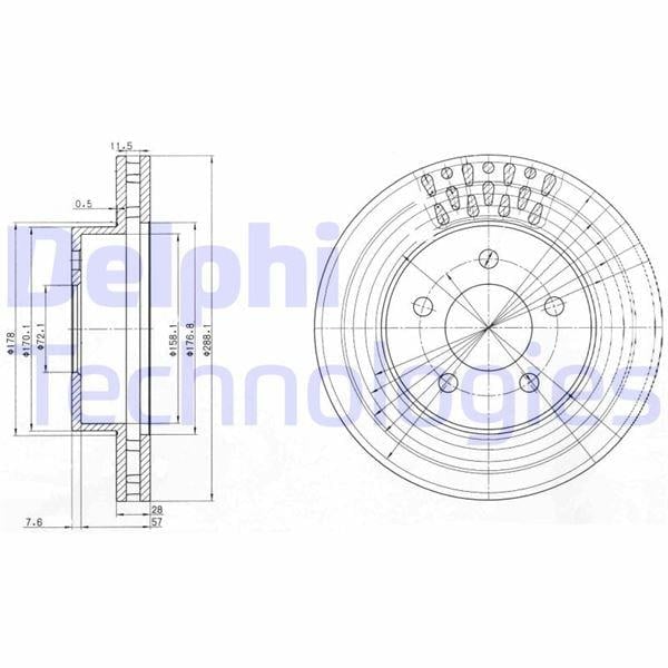 FREN DİSKİ ÇİFTLİ PAKET . DELİKLİ ÖN JEEP CHEROKEE 09/2001 > 01/2014