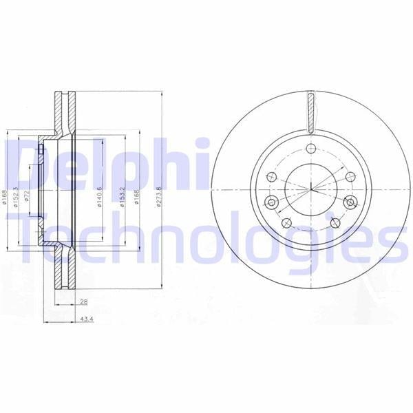FREN DİSKİ ÇİFTLİ PAKET . DELİKLİ ÖN KIA SEDONA 12/2003 > 10/2006