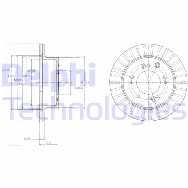 FREN DİSKİ ÇİFTLİ PAKET . DELİKLİ ÖN KIA SORENTO 08/2002 > 02/2010