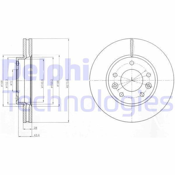 FREN DİSKİ ÇİFTLİ PAKET . DELİKLİ ÖN KIA SEDONA 12/2003 > 10/2006
