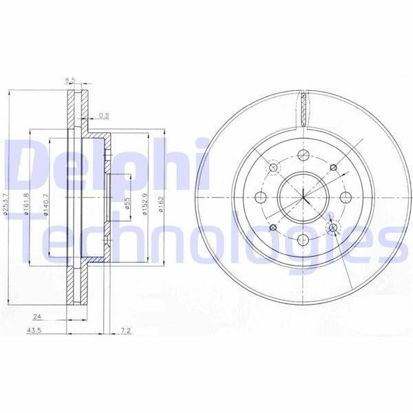 FREN DİSKİ ÇİFTLİ PAKET . DELİKLİ ÖN KIA RIO 08/2002 > 10/2005