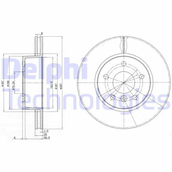 FREN DİSKİ ÇİFTLİ PAKET . DELİKLİ ÖN LAND ROVER RANGE ROVER 1994 > 03/2002