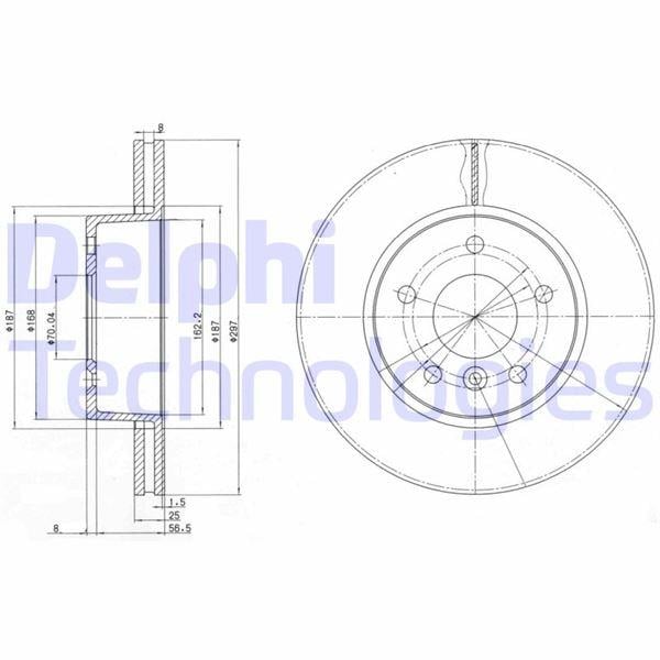 FREN DİSKİ ÇİFTLİ PAKET . DELİKLİ ÖN LAND ROVER RANGE ROVER 1994 > 03/2002