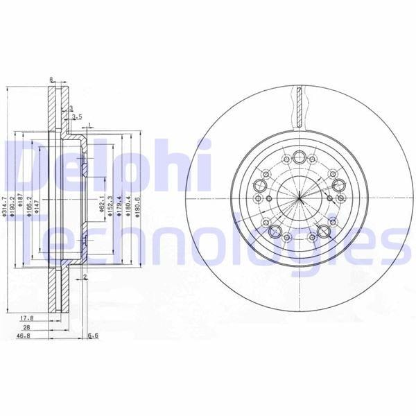 FREN DİSKİ ÇİFTLİ PAKET . DELİKLİ ÖN LEXUS LS400 11/1994 > 12/2000