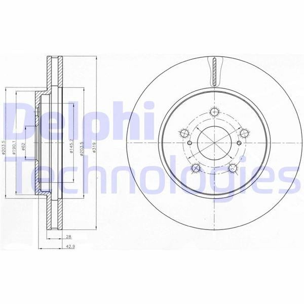 FREN DİSKİ ÇİFTLİ PAKET . DELİKLİ ÖN LEXUS RX300. RX350. RX400H 02/2003 >