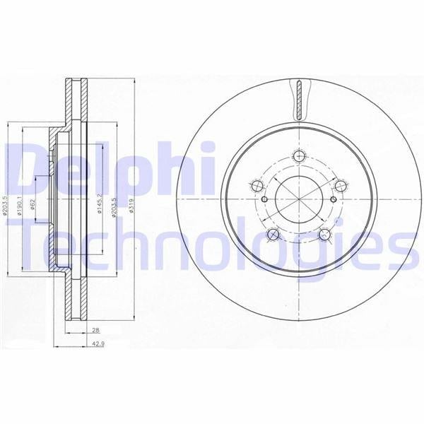 FREN DİSKİ ÇİFTLİ PAKET . DELİKLİ ÖN LEXUS RX300. RX350. RX400H 02/2003 >