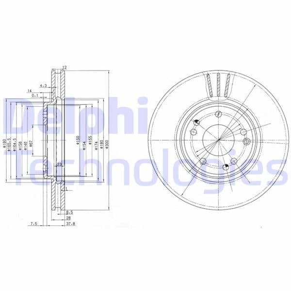 FREN DİSKİ ÇİFTLİ PAKET . DELİKLİ ÖN MERCEDES 190. 300. 500. SL280. SL320. SL500 1989 > 05/1998