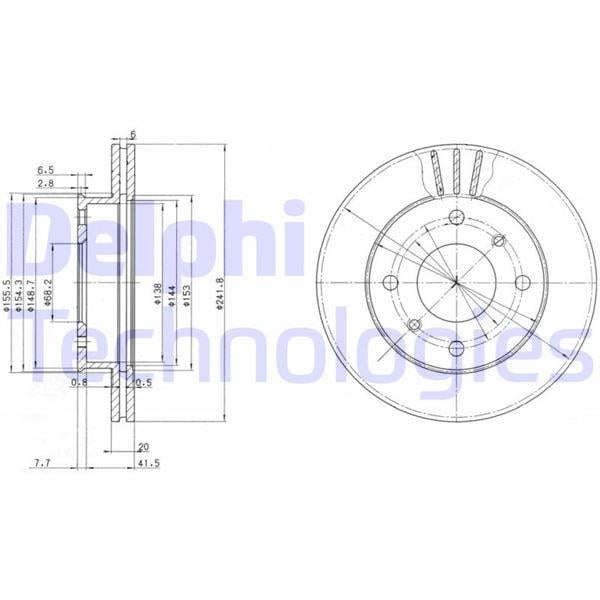 FREN DİSKİ ÇİFTLİ PAKET . DELİKLİ ÖN NISSAN PRIMERA 01/1990 > 12/1996