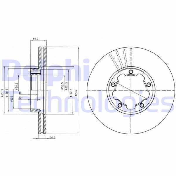 FREN DİSKİ ÇİFTLİ PAKET . DELİKLİ ÖN NISSAN CABSTAR E 06/2001 >