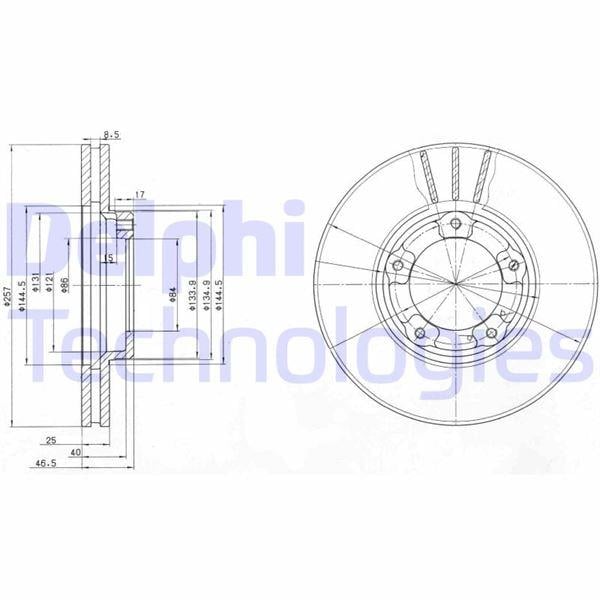 FREN DİSKİ ÇİFTLİ PAKET . DELİKLİ ÖN TOYOTA // VW; DYNA. HI-ACE. HI-LUX. SPACECRUISER // TARO 83 >