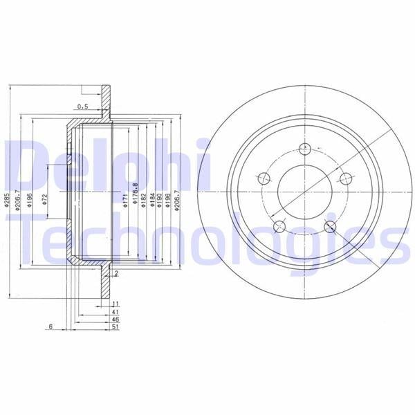 FREN DİSKİ ÇİFTLİ PAKET . DELİKSİZ ARKA JEEP GRAND CHEROKEE 01/1994 > 12/1998