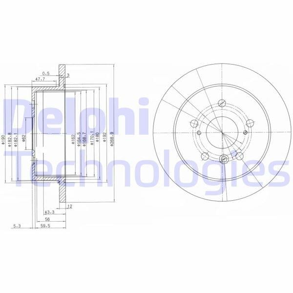 FREN DİSKİ ÇİFTLİ PAKET . DELİKSİZ ARKA TOYOTA CAMRY 08/2001 > 12/2005