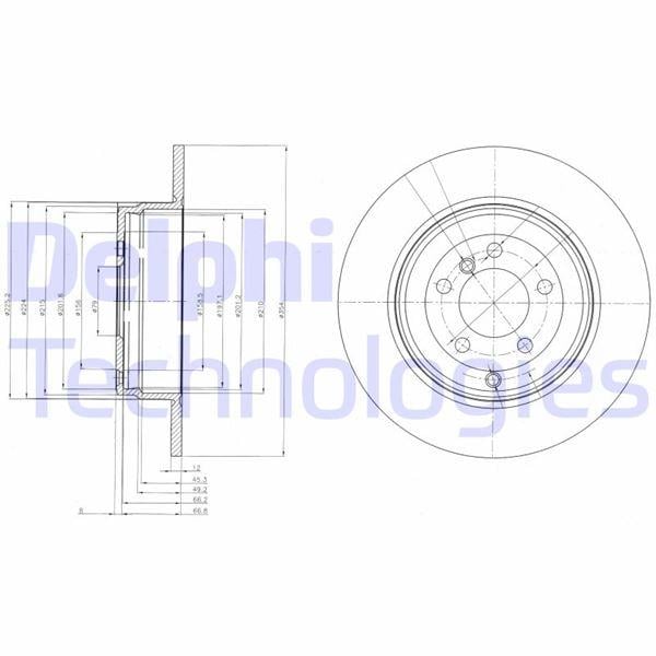 FREN DİSKİ ÇİFTLİ PAKET . DELİKSİZ ARKA LAND ROVER RANGE ROVER 02/2002 > 07/2012