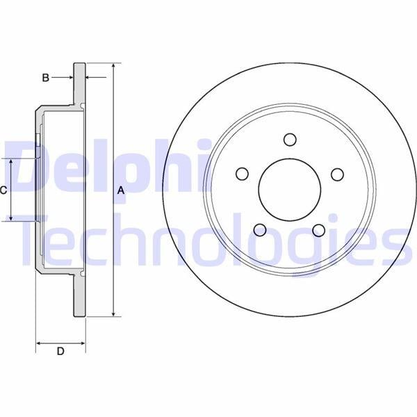 FREN DİSKİ ÇİFTLİ PAKET . DELİKSİZ ARKA CHRYSLER // JEEP; GRAND VOYAGER. VOYAGER // CHEROKEE 01/200 1 > 01/2014