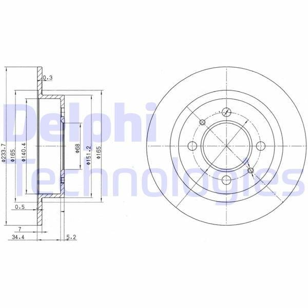 FREN DİSKİ ÇİFTLİ PAKET . DELİKSİZ ARKA NISSAN 100 NX. ALMERA. SUNNY 10/1990 > 01/1998
