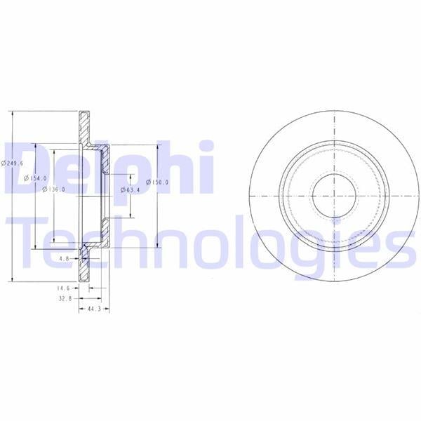 FREN DİSKİ ÇİFTLİ PAKET . DELİKSİZ ARKA AUDI // SEAT; A4 // EXEO 11/2000 >