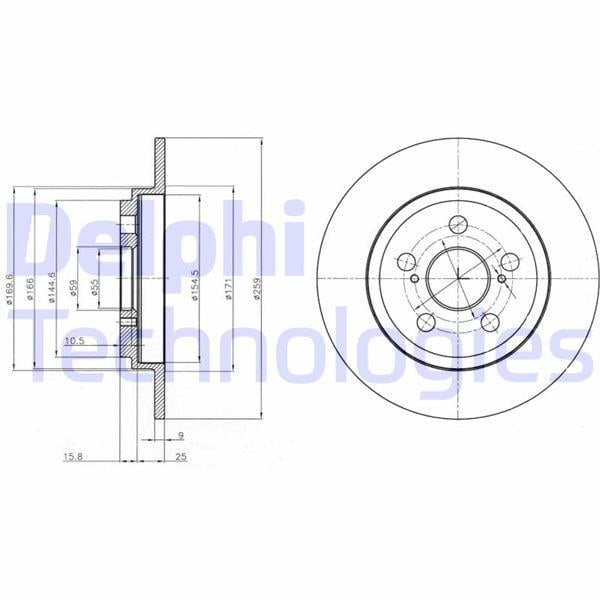 FREN DİSKİ ÇİFTLİ PAKET . DELİKSİZ ARKA TOYOTA URBAN CRUISER 05/2009 >