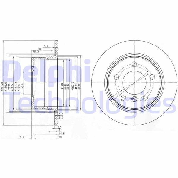 FREN DİSKİ ÇİFTLİ PAKET . DELİKSİZ ARKA BMW Z3 10/1995 >