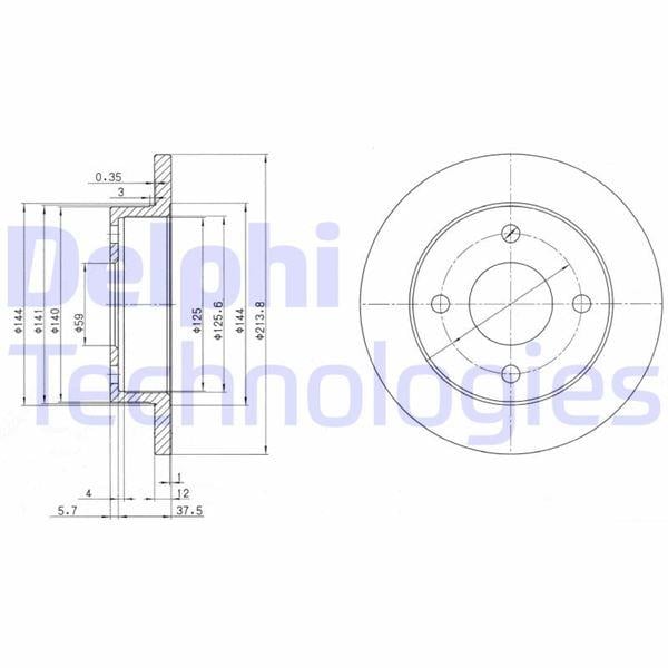FREN DİSKİ ÇİFTLİ PAKET . DELİKSİZ ÖN NISSAN MICRA 12/1982 > 11/1988