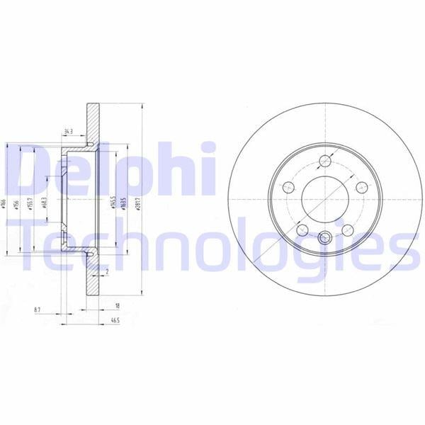 FREN DİSKİ ÇİFTLİ PAKET . DELİKSİZ ÖN VW CARAVELLE. TRANSPORTER 08/1995 > 09/2003