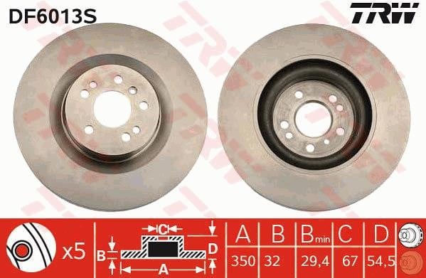 FREN DİSKİ ÖN AKS MERCEDES-BENZ GL-CLASS X164 -M-CLASS W164 -R-CLASS W251-V251 -