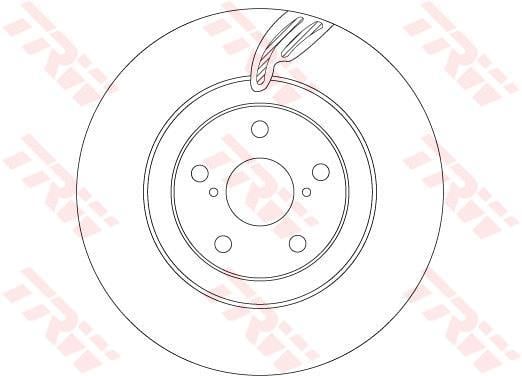 FREN DİSKİ ÖN AKS SAĞ LEXUS GS L1 -GS S19 -IS II E2 -IS III E3 -RC C1 TOYOTA MARK X II GRX13 -