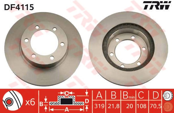 FREN DİSKİ ÖN AKS TOYOTA 4 RUNNER II N13 -4 RUNNER III N18 -HILUX VII PİCKUP N1- N2- N3 -LAND CRU ISER J7- JL7 -LAND CRUISER 90 J9 -LAND CRUISER HARDTOP J7 -