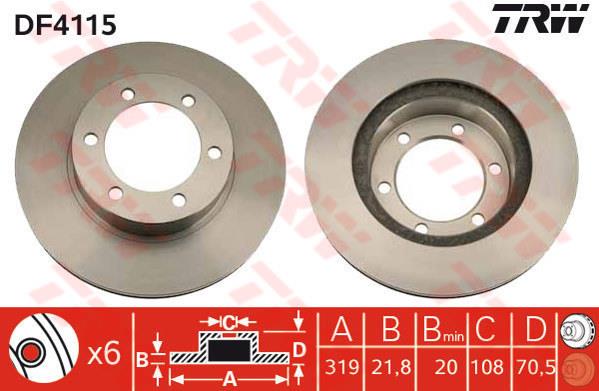 FREN DİSKİ ÖN AKS TOYOTA 4 RUNNER II N13 -4 RUNNER III N18 -HILUX VII PİCKUP N1- N2- N3 -LAND CRU ISER J7- JL7 -LAND CRUISER 90 J9 -LAND CRUISER HARDTOP J7 -