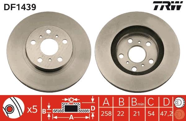 FREN DİSKİ ÖN AKS TOYOTA CELICA CONVERTİBLE T16 -CELICA COUPE T16 -CELICA HATCHBACK T16 -