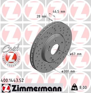 FREN DİSKİ ÖN DF4181 C-CLASS 2000-2008-CLC-CLASS 2008-2011-CLK 1997-2010-E-CLASS 1995-2003-SLK 2000-