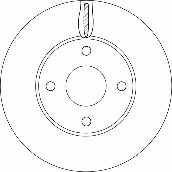FREN DİSKİ ÖN FORD FİESTA 17> DIŞ ÇAP: 262mm