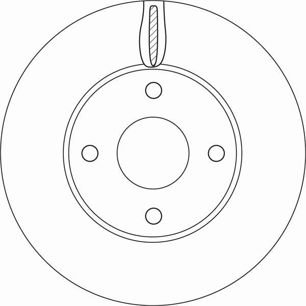 FREN DİSKİ ÖN FORD FİESTA 17> DIŞ ÇAP: 262mm