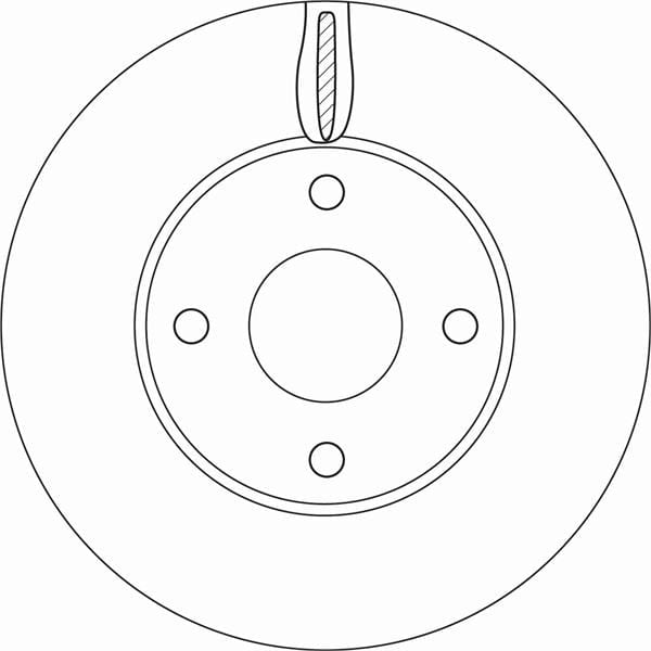 FREN DİSKİ ÖN FORD FİESTA 17> DIŞ ÇAP: 262mm