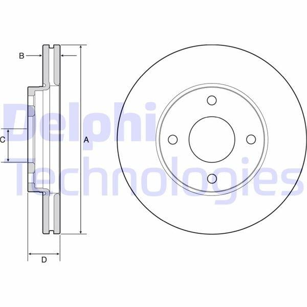 FREN DİSKİ ÖN FORD FİESTA 17> DIŞ ÇAP: 262mm