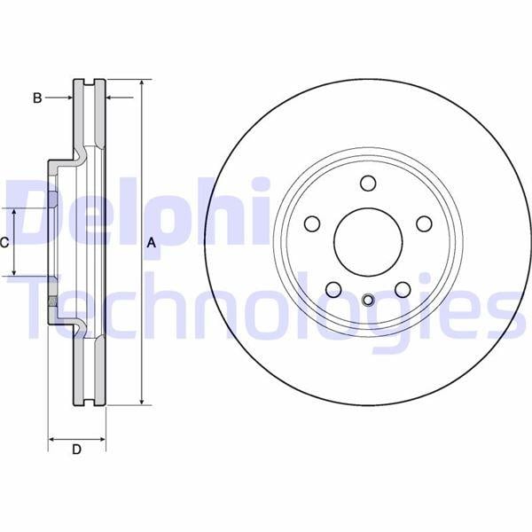 FREN DİSKİ ÖN FORD MONDEO 14>