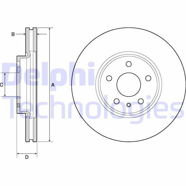 FREN DİSKİ ÖN FORD MONDEO 14>